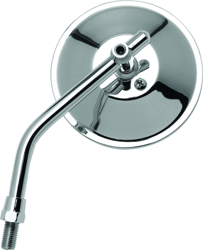 BikeMaster 4in Adjustable Round Mirror 10mm - Each - Chrome thumbnail 3