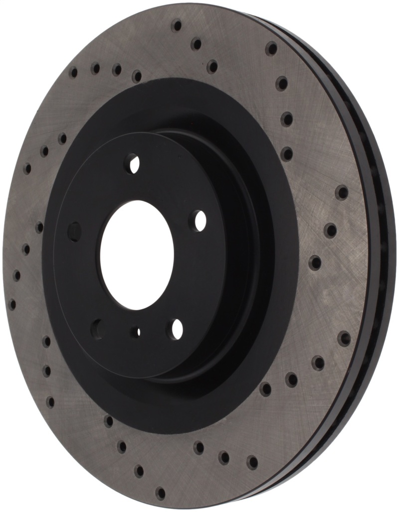 StopTech 08-09 Infiniti EX35 / 05-08 G35 / 09 G37 / 06-09 M35/M45 Drilled Left Front Rotor thumbnail 7
