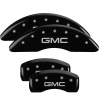 MGP 4 Caliper Covers Engraved Front & Rear GMC Black finish silver ch thumbnail 5
