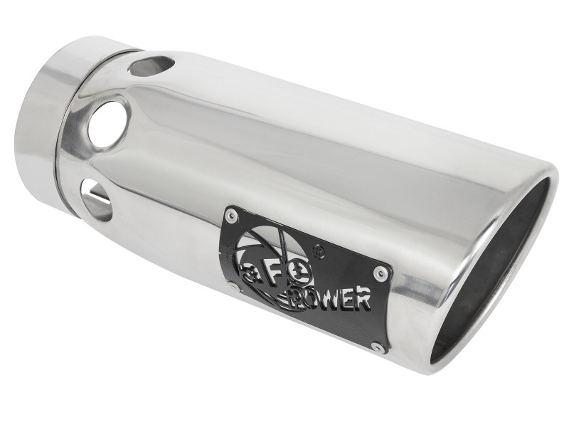aFe Power Intercooled Tip Stainless Steel - Polished 4in In x 5in Out x 12in L Bolt-On thumbnail 7