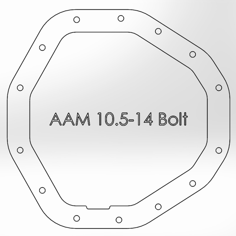 aFe Rear Differential Cover (Raw; Street Series); Dodge Diesel Trucks 03-05 L6-5.9L (td) thumbnail 9