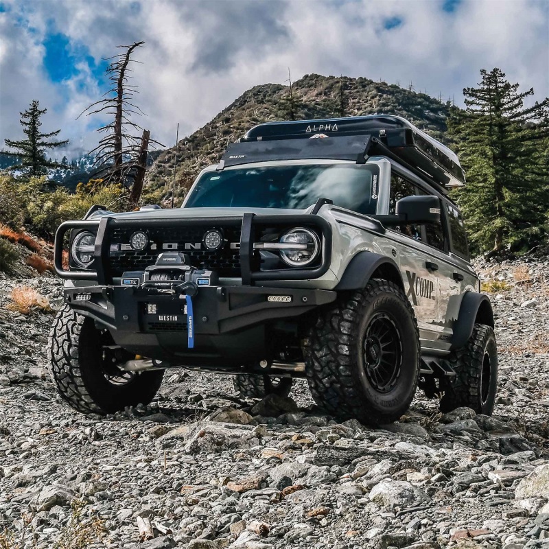 Westin 21-23 Ford Bronco (Excl. Bronco Sport) w/ XTS Front Bumper Brush Guard - Textured Black thumbnail 8