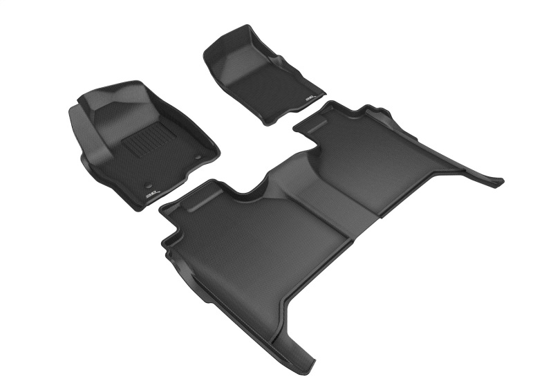 3D MAXpider 19-26 GMC Sierra / Silverado 1500 CC/ 2500/3500HD CC Bucket Seat Kagu Black Full Set thumbnail 4