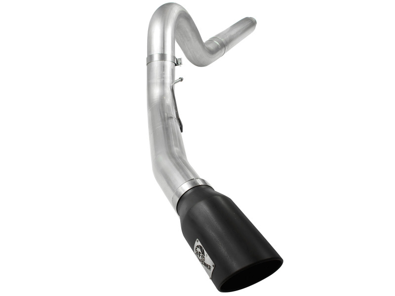 aFe Atlas 5in DPF-Back Aluminized Steel Exh Sys, Ford Diesel Trucks 08-10 V8-6.4L (td) Black tip thumbnail 3