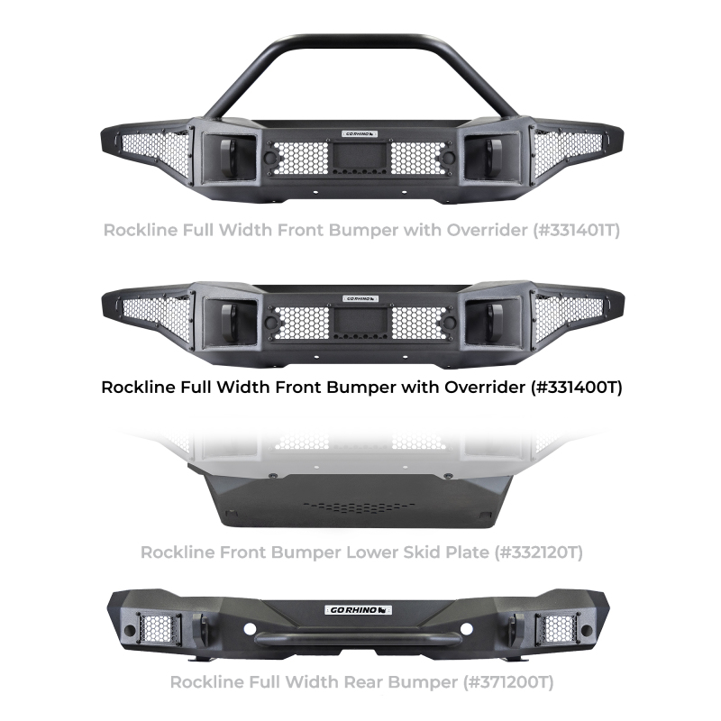 Go Rhino 21-24 Ford Bronco (2 and 4 Door) Rockline Full Width Bumper thumbnail 6