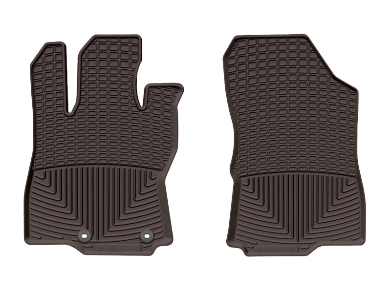 WT Rubber Mats - Front - Cocoa