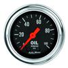 Autometer Traditional Chrome 2-1/16in 100 PSI Mechanical Oil Pressure Gauge thumbnail 6