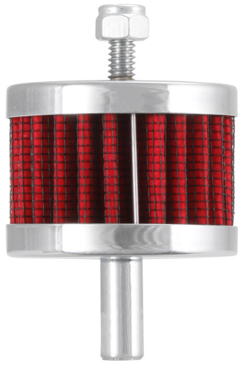 K&N Steel Base Crankcase Vent Filter 3/8in OD Tube 2in OD 1-1/2in Height thumbnail 8