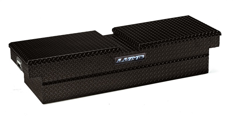 Lund 67-99 Chevy CK Ultima Dual Lid Gull Wing Crossover Tool Box - Black thumbnail 2