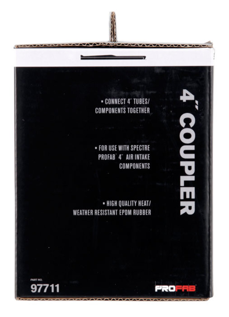 Spectre Coupler 4in. ID - Black thumbnail 6