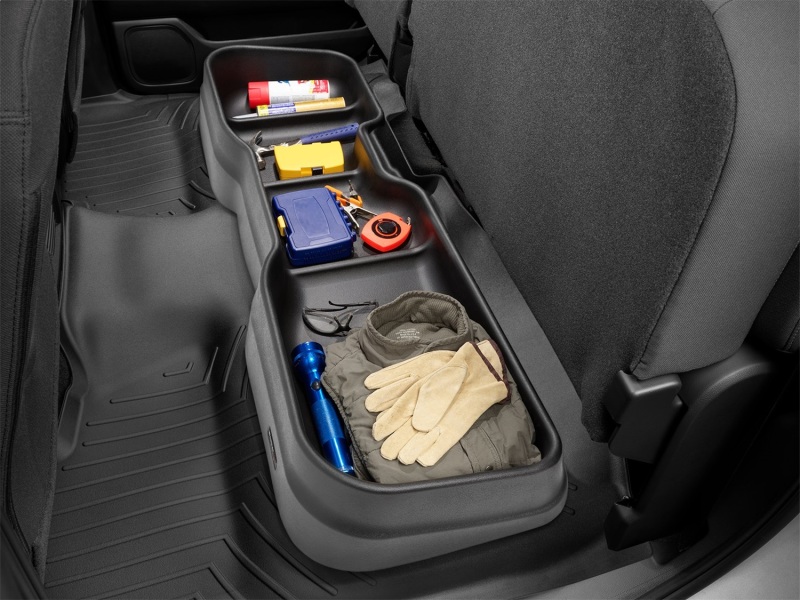 WeatherTech 2014 - 2018 Chevrolet Silverado 1500 Underseat Storage System - Black (Crew Cab) thumbnail 5