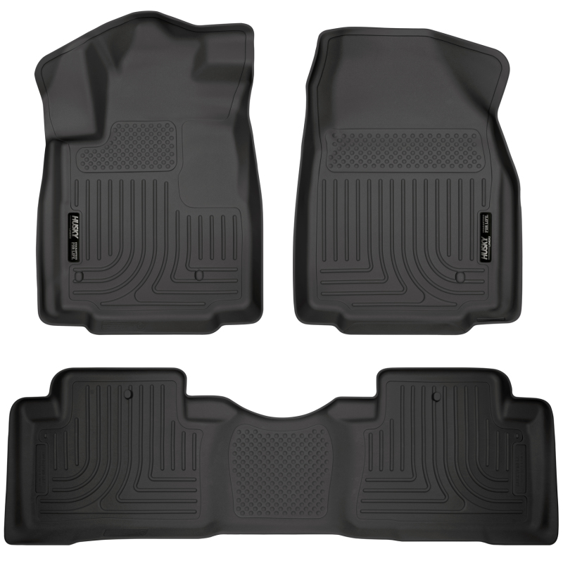 Husky Liners 09-12 Honda Pilot (All) WeatherBeater Combo Black Floor Liners (One Piece for 2nd Row) thumbnail 3