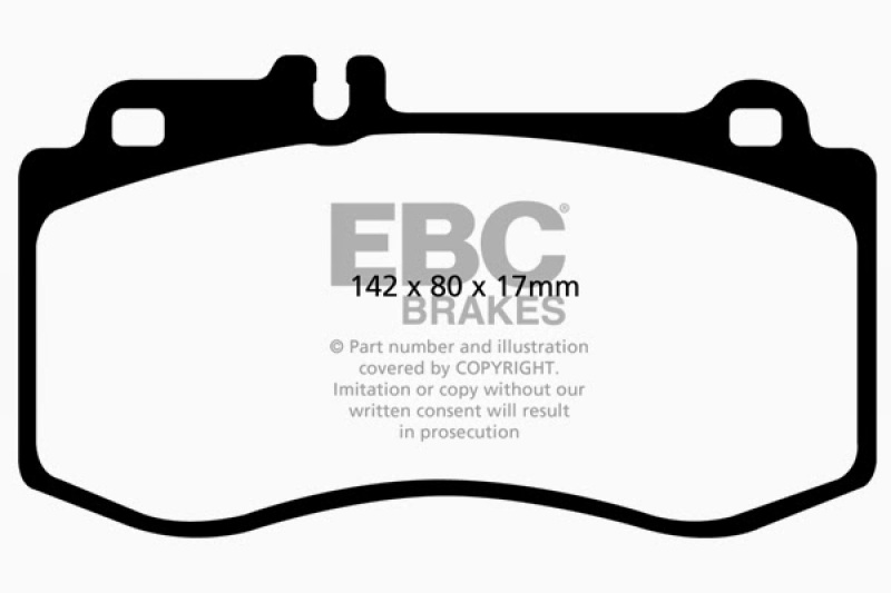 EBC S12 Brake Pad and Rotor Kit (1x ebcDP31857C, 1x ebcRK1954XD) thumbnail 7