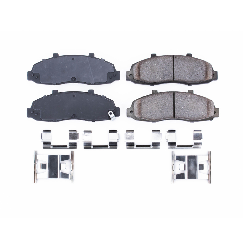 Power Stop 97-03 Ford F-150 Front Z17 Evolution Ceramic Brake Pads w/Hardware thumbnail 7