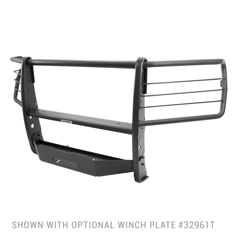 Go Rhino 18-20 Ford F-150 3100 Series StepGuard Center Grille + Brush Guard - Tex. Blk thumbnail 2