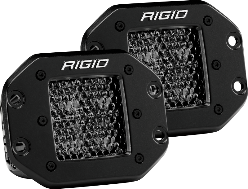 Rigid Industries D Series PRO Midnight Edition - Spot - Diffused - Pair thumbnail 2