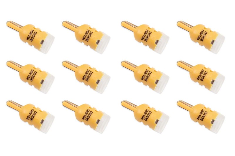 Diode Dynamics 194 LED Bulb HP3 LED - Amber Set of 12 thumbnail 3