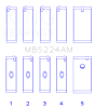 King Engine Bearings General Motors 400CI 6.6L V8 OHV Crankshaft Main Bearing Set (Set of 5) thumbnail 9