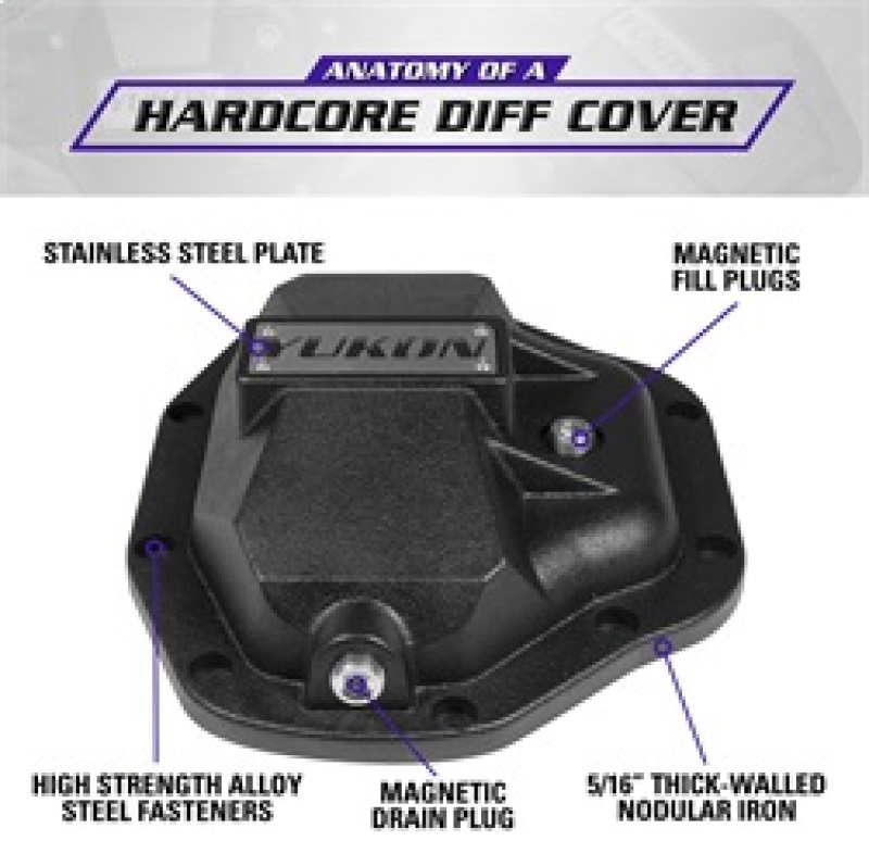 Yukon Gear Hardcore Diff Cover for Dana 80