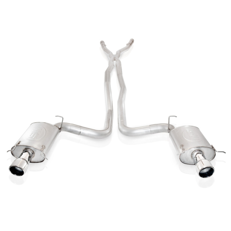 Stainless Works 2004-07 Cadillac CTS-V 3in Exhaust X-Pipe Chambered Mufflers High-Flow Cats 4in Tips thumbnail 5