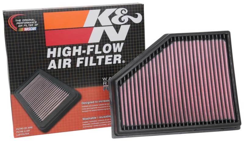 K&N 2019 BMW X5 M50D L6-3.0L DSL Turbo Replacement Air Filter thumbnail 3