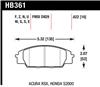 HAWK HPS 5.0 Brake Pad Sets