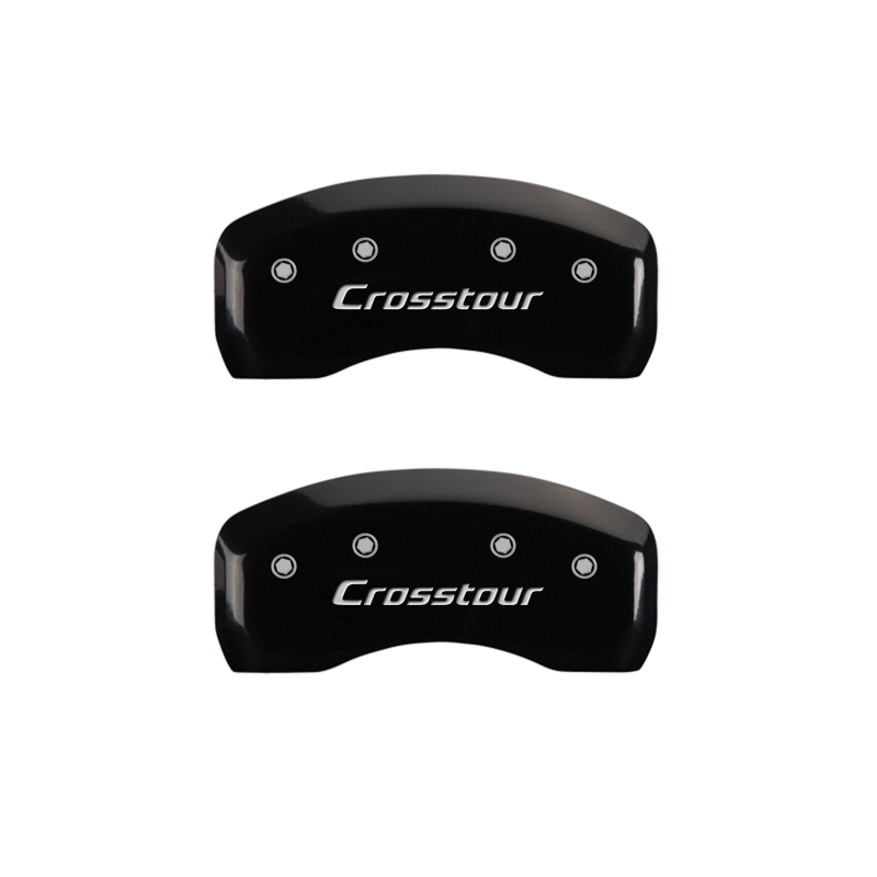 MGP 4 Caliper Covers Engraved Front Honda Engraved Rear Crosstour Black finish silver ch thumbnail 9