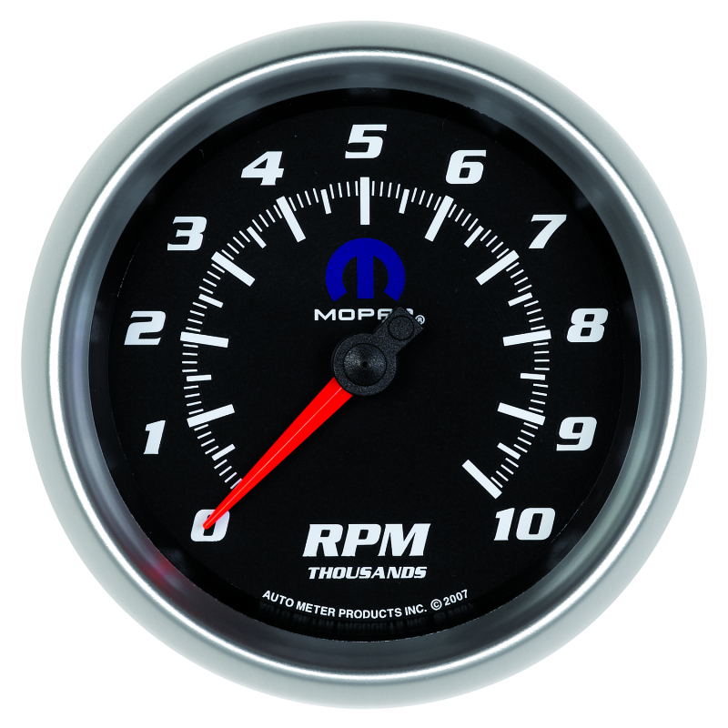 Autometer Mopar 3-3/8in 10K RPM In-Dash Tachometer Gauge - Black thumbnail 9