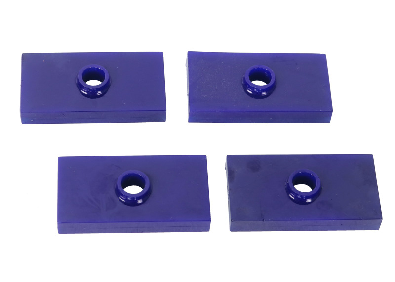 SuperPro 1956 MG MGA Base Rear Spring Insulator Pad Set