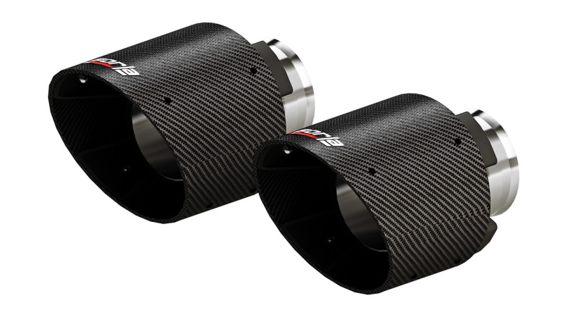 Borla 15-24 Dodge Charger V8 / 2023 Chrysler 300C T-304 SS Tips 5in Outlet - Carbon / Black Anodized thumbnail 3