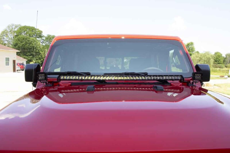 Fishbone Offroad 2018+ Jeep Wrangler JL Cowl Light Bracket thumbnail 8