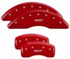 MGP 4 Caliper Covers Engraved Front & Rear MGP Red Finish Silver Characters 2017 Kia Sportage thumbnail 6