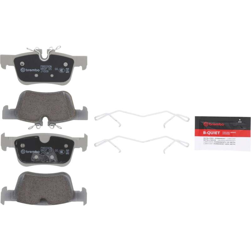Brembo 18-21 Volvo XC60/ S60/ S90/ V60 Cross Country/ V90 Cross Country/ V60/ V90 Rear NAO Brake Pad thumbnail 2