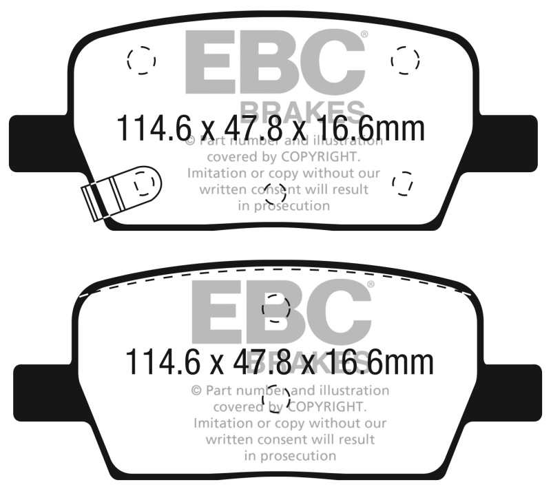 EBC S10 Brake Pad and Rotor Kit (1x ebcDP23064, 1x ebcGD7748) thumbnail 9