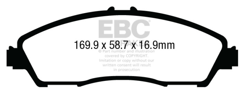EBC S9 Brake Pad and Rotor Kit (1x ebcDP43024R, 1x ebcUSR7676) thumbnail 8