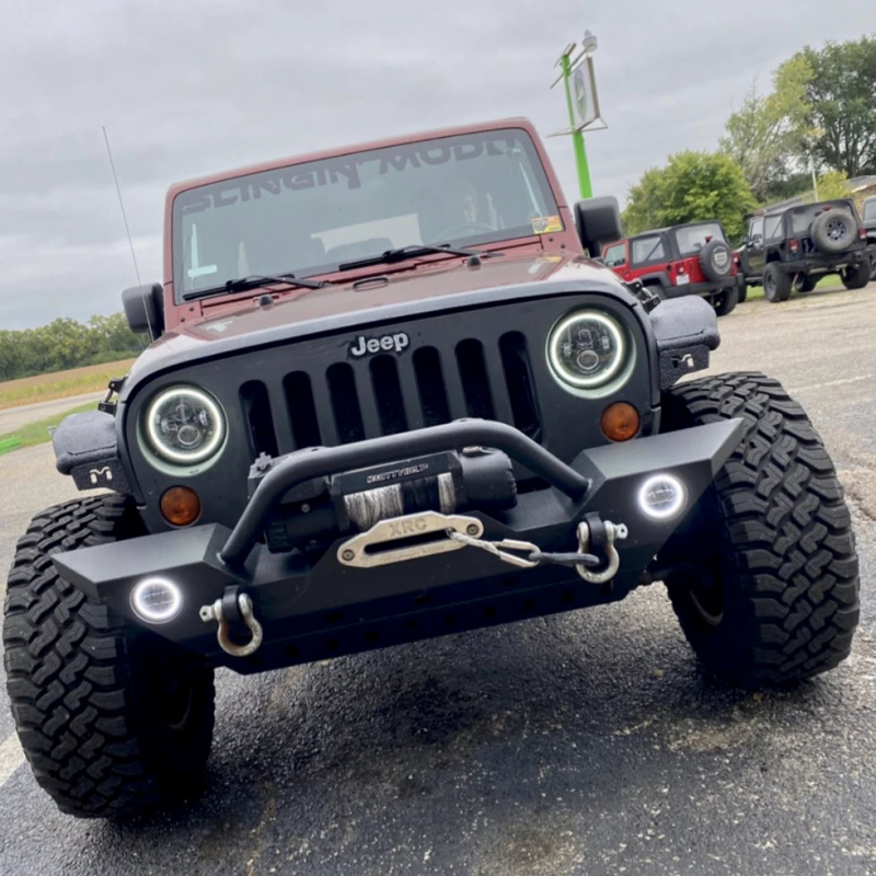 Oracle 7in High Powered LED Headlights - Black Bezel - ColorSHIFT - BC1 thumbnail 8