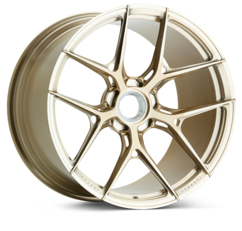 Vossen Forged S21-01 - 21x11.5 - ET54 - 5x130 - 71.6 - Brush Patina Gold - Carrera 992.1 4S/GTS Rear thumbnail 2