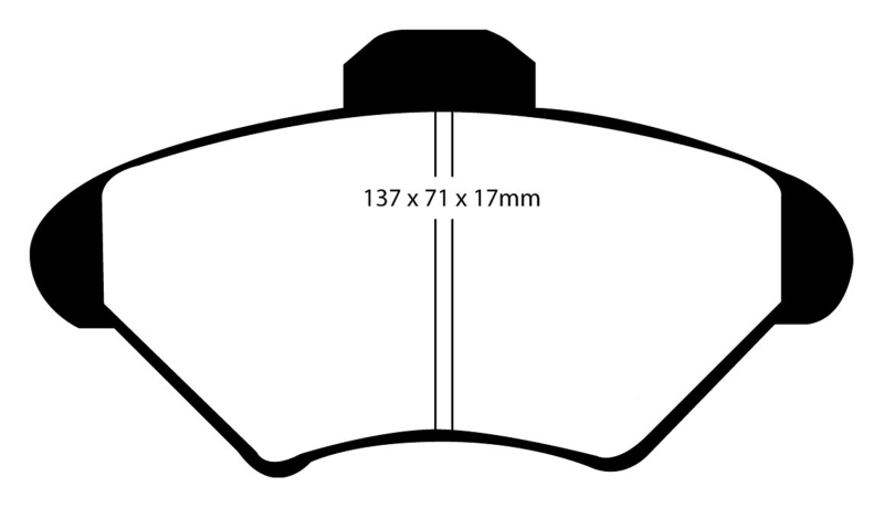 EBC S6 Brake Pad and Rotor Kit (1x ebcDP51143NDX, 1x ebcGD7020) thumbnail 3