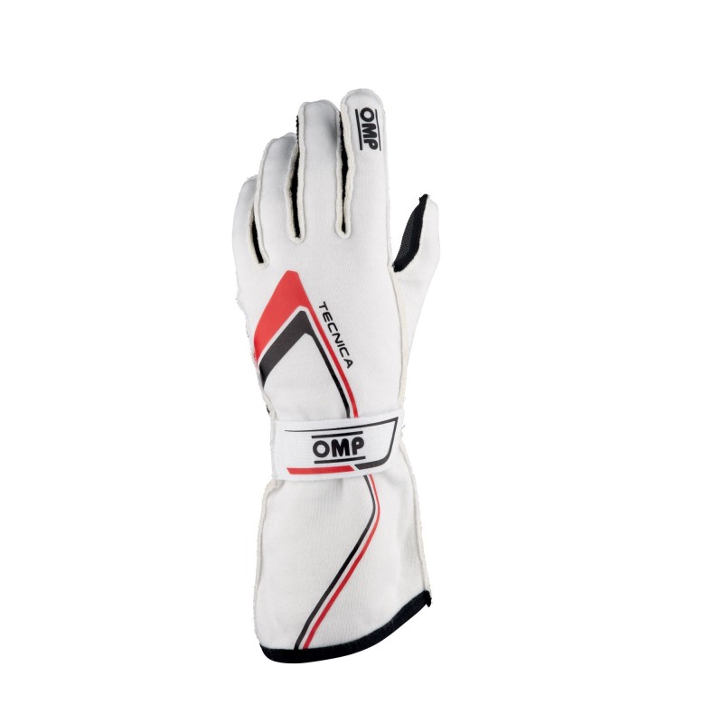 OMP Tecnica Gloves My2021 White - Size Xs (Fia 8856-2018) thumbnail 3