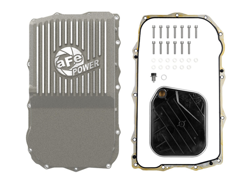 aFe POWER 18-25 Jeep Wrangler (JL) 850RE/8HP70/8HP75 Transmission Pan - Raw w/ Machined Fins thumbnail 5