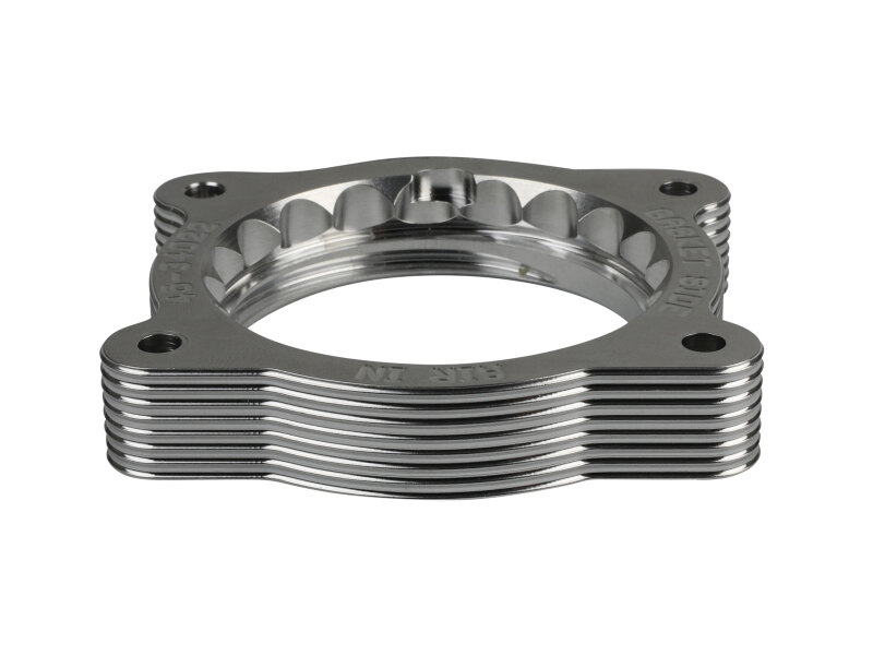 aFe 02-09 Chevrolet Trailblazer/ 02-09 GMC Envoy L6 4.2L Silver Bullet Throttle Body Spacer - Silver thumbnail 7