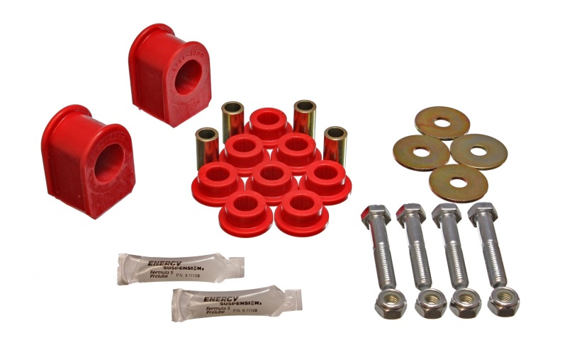 Energy Suspension 99-04 Ford F-250 4WD Red 30mm Rear Sway Bar Bushing Set thumbnail 4