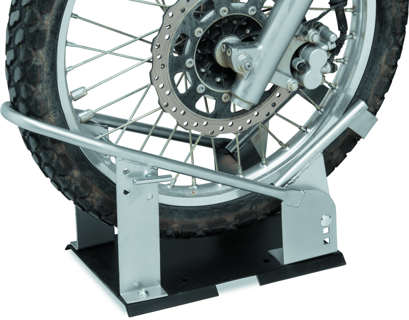 BikeMaster Wheel Chocks 152453 Motorcycle Chock, Heavy Duty Version, Up to 6.5 in. Width, Steel, Each thumbnail 7