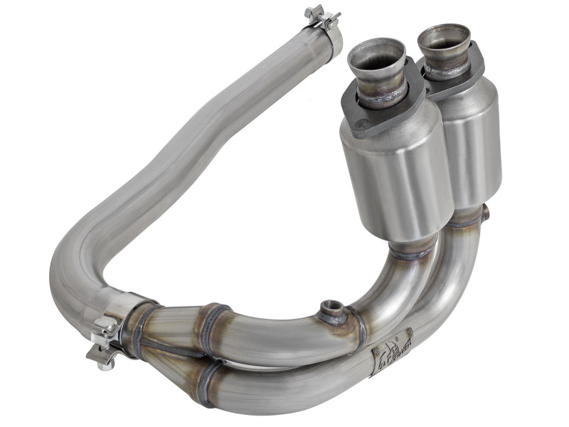 aFe Power Direct Fit Catalytic Converter Replacements Front 04-06 Jeep Wrangler (TJ/LJ) I6-4.0L thumbnail 2