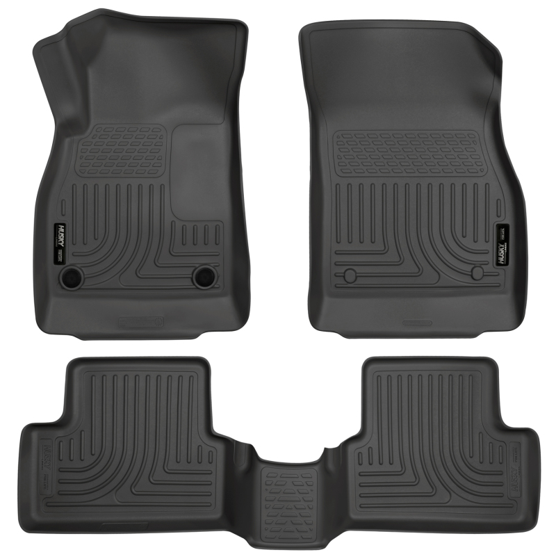 Husky Liners 11-12 Chevrolet Cruze WeatherBeater Combo Black Floor Liners thumbnail 3