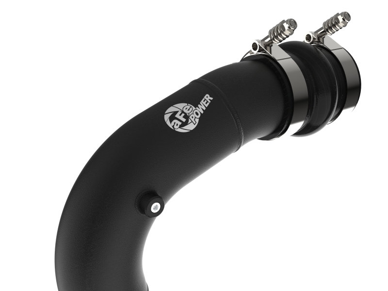 BladeRunner 3 IN Aluminum Hot and Cold Charge Pipe Kit Black