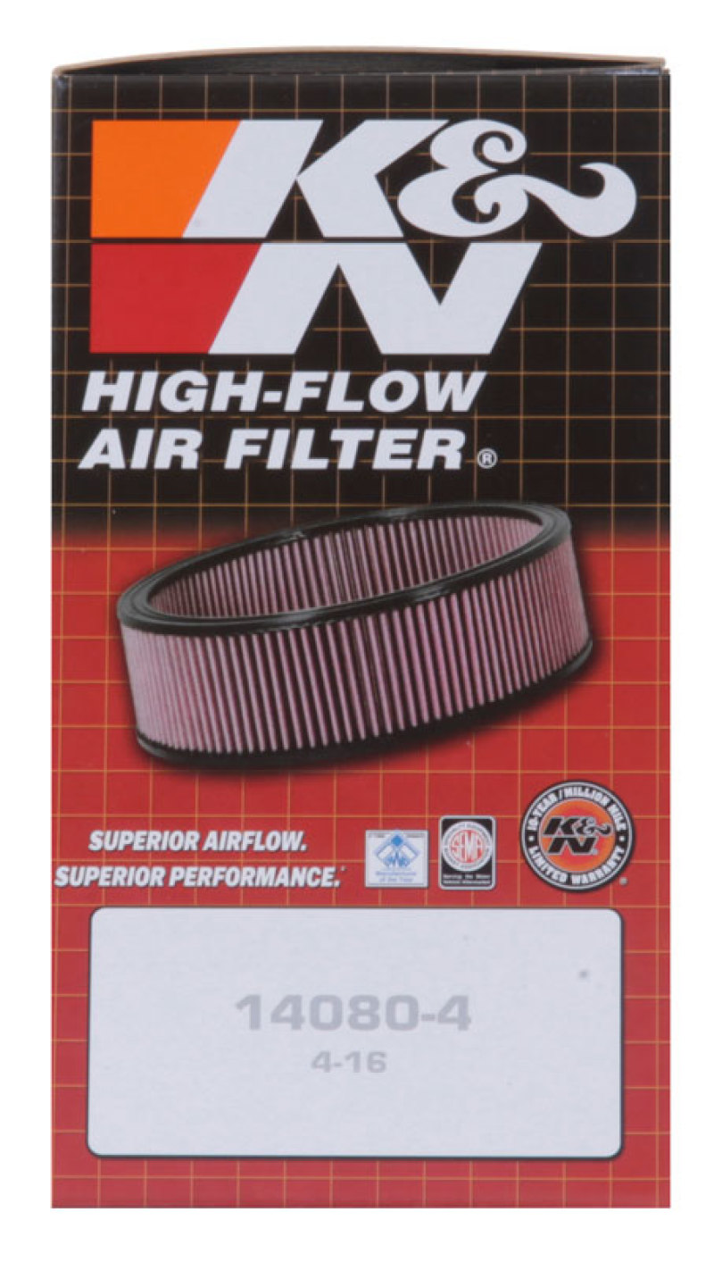 K&N Custom Racing Filter Assembly - Cotton Gauze - 1.75 in Height thumbnail 5