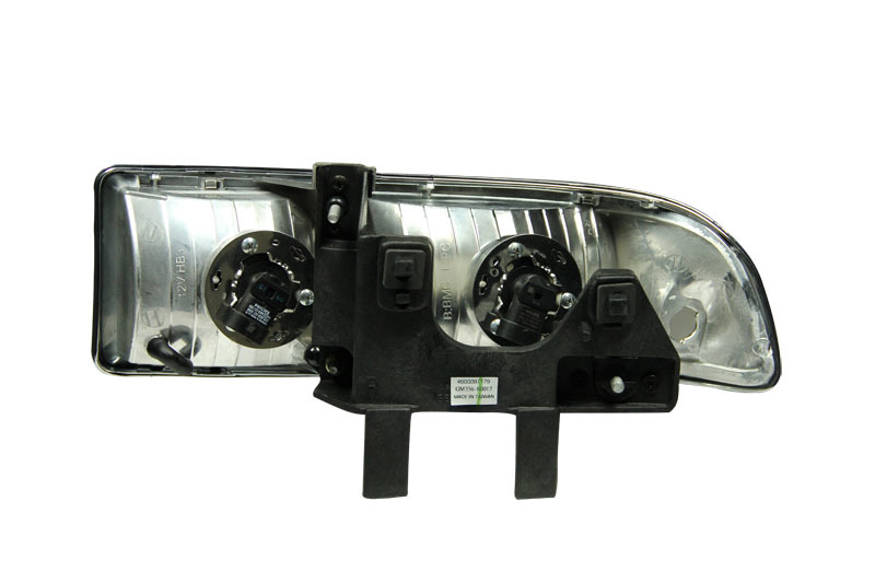 ANZO 1998-2005 Chevrolet S-10 Crystal Headlights Chrome thumbnail 7