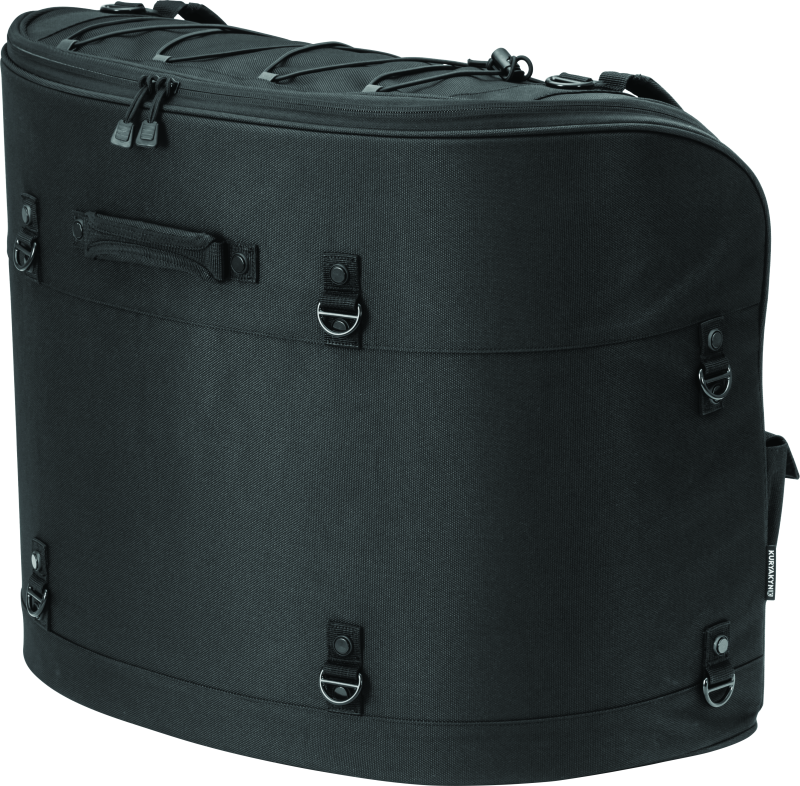 Kuryakyn Momentum Wanderer Touring Seat Bags 5286 Saddle Bag, Touring, Passenger 1,200 Denier, Black, Universal, Each thumbnail 6