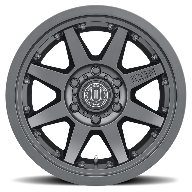 ICON Rebound Pro 17x8.5 / 5x5.5 / 0mm / 4.75in BS Satin Black Wheel